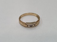 Piękny pierścionek/ 2 kolory/ 585/ 2.46g/ R13