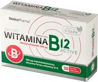 XeniVIT Vitamín B12 Metylovaný Active 30 kaps. Xenico Únava Energia