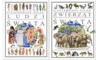 Ilustrowany atlas zwierząt świata + Ilustrowany atlas ludzi świata