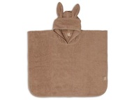 Ręcznik Ponczo kąpielowe z kapturem 0-2 lat Rabbit Królik Jollein Brązowy