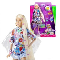 Barbie Extra Lalka w kwiatki Blond włosy HDJ45