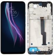 Wyświetlacz ekran panel LCD do Motorola One Fusion Plus (czarny) z ramką