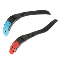 2 Pieces Inline Roller Skate Energy Strap Belt Tape Skate Loop for Red+Blue