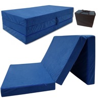 Turistický matrac sklápacie kreslo 200x80x10 modrá + taška