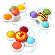 FIDGET SPINNER TAPADÓKORONGOS SZENZOROS FÜRDŐ 3 DB