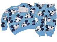Piękny komplet dres 68 6 mies joggersy Mickey Mouse ZARA bawełna