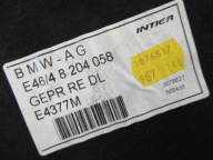 cover upholstery boot right BMW e46 sedan