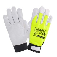 Pracovné rukavice vystužené kožou Kozia X-LIGHTEC HV EN388 9