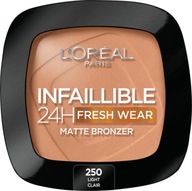 Loreal Infaillible 24h bronzer z matowym wykończeniem 250 Light 9 g