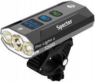 Lampka rowerowa Specter ProLight2 1200lm 3 led USB