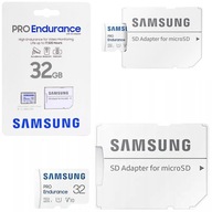 KARTA PAMIĘCI SAMSUNG Pro Endurance microSD 32GB 32 GB z adapterem SD