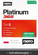 Nero Platinum Suite 2024 PL na 1 Rok oficjalna dystrybucja