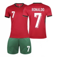 2024NOVÝ KOMPLET FUTBALOVÝ DRES TRIČKO PORTUGALIA C.RONALDO NO.7 DIEŤA