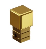 Kocka pre profily Q a P 12,5mm Zlatý lesk