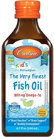 Detský rybí olej 200 ml pomaranč Carlson Labs