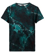 Detské tričko Marble Turquoise 140 DARČEK
