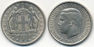 Grecja 1 Drachma - 1966r ... Monety