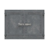 ÖNTÖTTVAS KÁLYHAAJTÓ FÜSTÖLŐ KÁLYHA 48x33