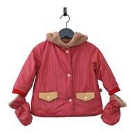 Nepremokavá teplá zimná bunda pre dieťa, Ducksday, Wick, veľkosť 80