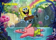 Puzzle s motívom Spongebob 35el + meno ZADARMO - Rôzne vzory!!
