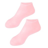 Mäkké silikónové gélové ponožky pre suchú pokožku Rough Foot Care Protector pre Pink M