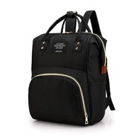 Batoh taška mamička na kočík organizér 3v1 čierna