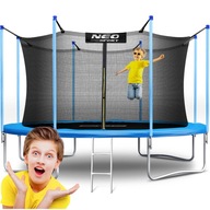 TRAMPOLINA OGRODOWA 374cm 12ft NEOSPORT model 2024