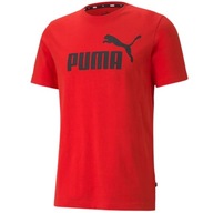 Pánske tričko Puma ESS Logo Tee High červené 586666 11 S