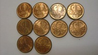 Zestaw 10 x moneta 1 grosz 1937 Polska II RP MENNICZE