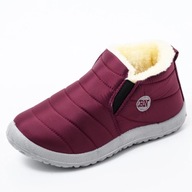 47 miliárd-Redwoman Snow Boots Plush Nové teplé členkové topánky pre ženy zima