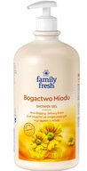 FAMILY FRESH BOGACTWO MIODU NAWILŻAJĄCY KREMOWY ŻEL POD PRYSZNIC 1L