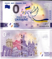 UE -Banknot 0-euro-Niemcy 2022-1 Peace for Ukraine