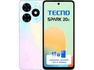 Smartfon TECNO Spark 20C 4/128GB 6.56 90Hz Biały