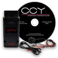 OBD2 interfész CCY chiptuning MPPS V18 DVD-vel