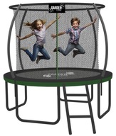 TRAMPOLINA OGRODOWA Z SIATKĄ DRABINKĄ 312CM 10FT GARDENLINE DO OGRODU