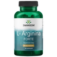 Swanson L-ARGININA 850 mg 90 kaps LIBIDO SERCE