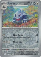 Pokemon Card Lairon 121/167 COMMON REVERSE HOLO Twilight Masquerade