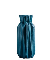 Keramická váza, moderný dizajn, tmavo zelená