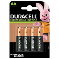 Akumulatorki Duracell AA pojemność 1300 mAh 4 szt.