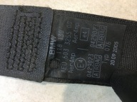 tension belt safety right front MINI COOPER and R50 7118130