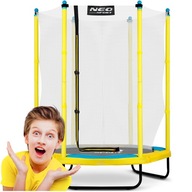 TRAMPOLINA OGRODOWA DO DOMU 140cm 4ft NEOSPORT DLA DZIECI