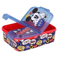 ŚNIADANIÓWKA trzykomorowa lunch box MYSZKA MICKEY