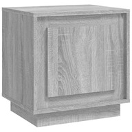vidaXL Nočný stolík, sivý dub sonoma, 44x35x45 cm