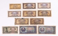 Rumunia, zestaw 11 banknotów