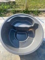 Wkład do balii akrylowy okrągły na piec wewnętrzny / ruskiej bani / jacuzzi