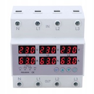 Goc/3-fázový voltmeter na DIN lištu Ampérmeter