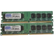 Pamięć DDR2 2GB 800MHz PC6400 Goodram 2x 1GB Dual Gwarancja