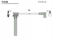 Sada zapaľovacích káblov Tesla T107B