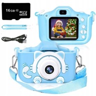 Aparat Cyfrowy Dla Dziecka Kamera Filmy Gry Video Selfie LCD + Karta 16GB