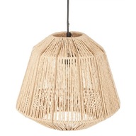 LAMPA SUFITOWA OZDOBNY KLOSZ NATURALNA LAMPA BOHO OUTLET